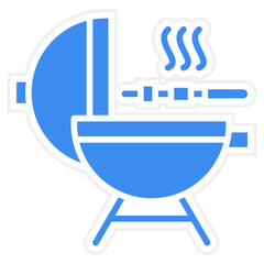 Vector Design Barbecue Icon Style