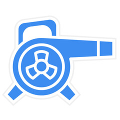 Obraz premium Vector Design Air Blowers Icon Style