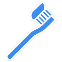 Vector Design Tooth Brush Icon Style