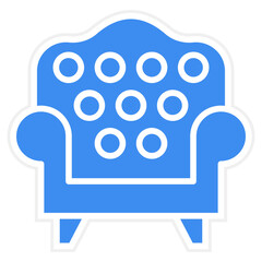 Vector Design Sofa Icon Style