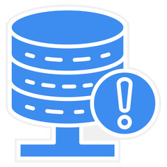 Vector Design Database Alert Icon Style