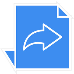 Vector Design File Transfer Icon Style