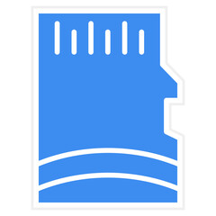Vector Design SD Card Icon Style