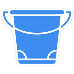 Vector Design Sand Bucket Icon Style
