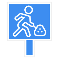 Vector Design Roadworks Icon Style