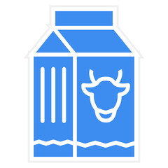 Vector Design Milk Box Icon Style