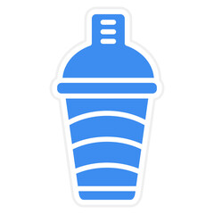 Vector Design Cocktail Shaker Icon Style