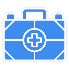 Obraz premium Vector Design First Aid Kit Icon Style