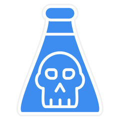 Vector Design Toxic Chemical Icon Style