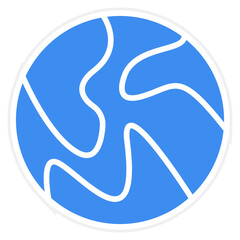 Vector Design Globe Icon Style