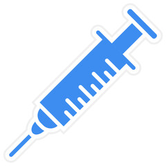 Vector Design Syringe Icon Style
