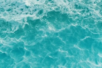 Obraz premium Drone aerial view of sea wave surface