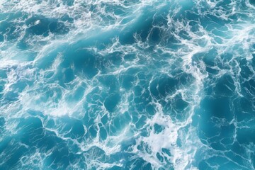 Waves of water of the river and the sea meet each other during high tide and low tide. Whirlpools of the maelstrom. - obrazy, fototapety, plakaty