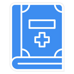 Obraz premium Vector Design Medical Book Icon Style