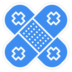 Vector Design Bandage Icon Style