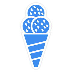 Vector Design Icecream Icon Style