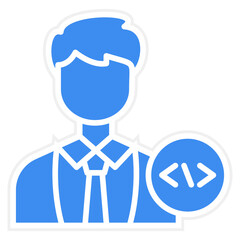 Vector Design Programmer Icon Style