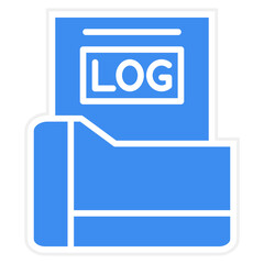 Vector Design Logs Icon Style