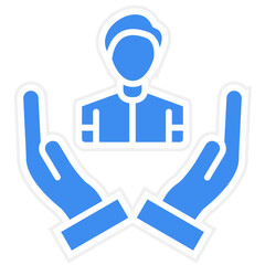 Vector Design Humanitarian Icon Style