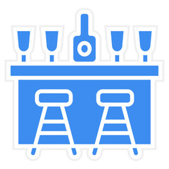 Vector Design Bar Icon Style