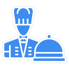 Vector Design Caterer Icon Style
