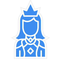 Vector Design Princess Icon Style