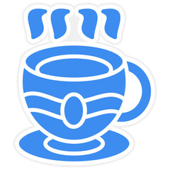 Vector Design Hot Drink Icon Style