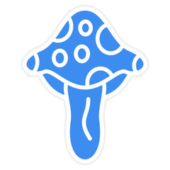 Vector Design Mushroom Icon Style