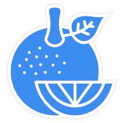 Vector Design Orange Icon Style