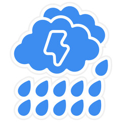 Vector Design Storm Icon Style