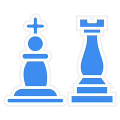 Vector Design Chess Game Icon Style