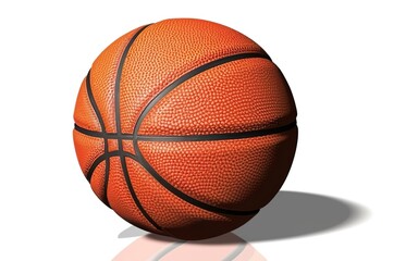 Basket ball isolated on white background