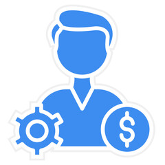 Vector Design Employer Icon Style