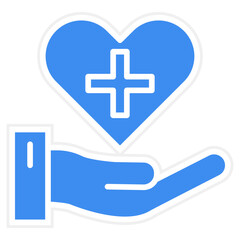 Fototapeta premium Vector Design Health Care Icon Style