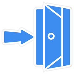 Vector Design Exit Strategy Icon Style