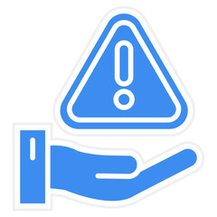Vector Design Fair Warning Icon Style