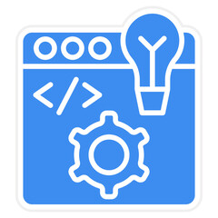 Obraz premium Vector Design Dev Environment Icon Style