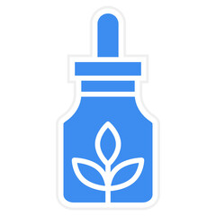 Vector Design Cbd E Liquid Icon Style