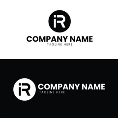 logo design i R business template 