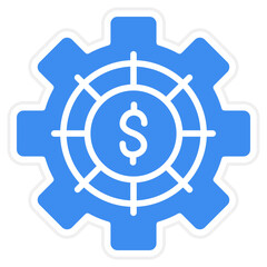 Vector Design Cost Management Icon Style