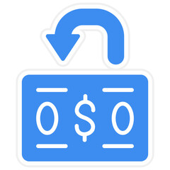 Vector Design Chargeback Icon Style