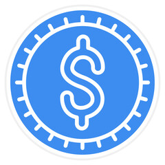 Vector Design Dollar Icon Style