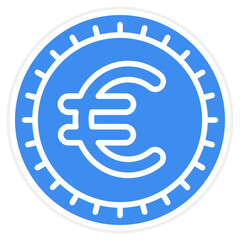 Obraz premium Vector Design Euro Icon Style