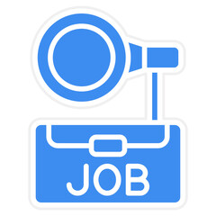 Vector Design Job Fair Icon Style