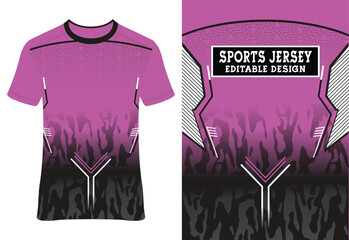 Sublimation Sports Jersey Tee Design | Athletic Apparel | Customizable Print | Performance Wear | Digital Art