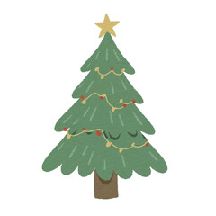 Fototapeta premium Xmas Trees Clipart : Merry and bright—may your Christmas be filled with both! christmas tree clipart no background