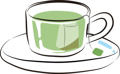 ティーバッグ 　お茶　緑茶　ミントティー