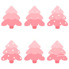 A Merry Pink Christmas tree