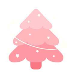 A Merry Pink Christmas tree