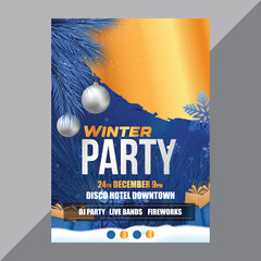 Special  Winter Party Design Template 